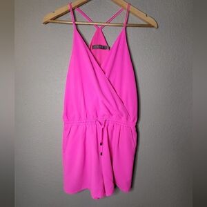 ESSUE Hot Pink Romper